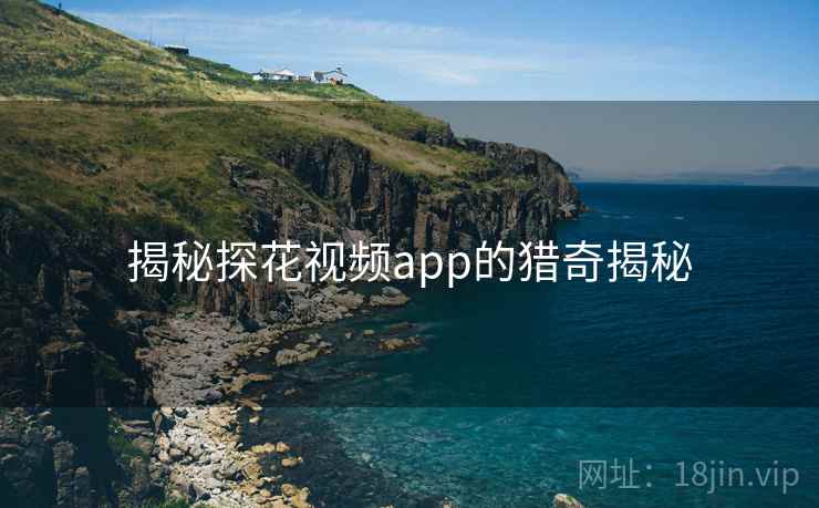 揭秘探花视频app的猎奇揭秘