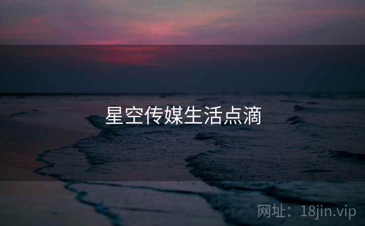 星空传媒生活点滴