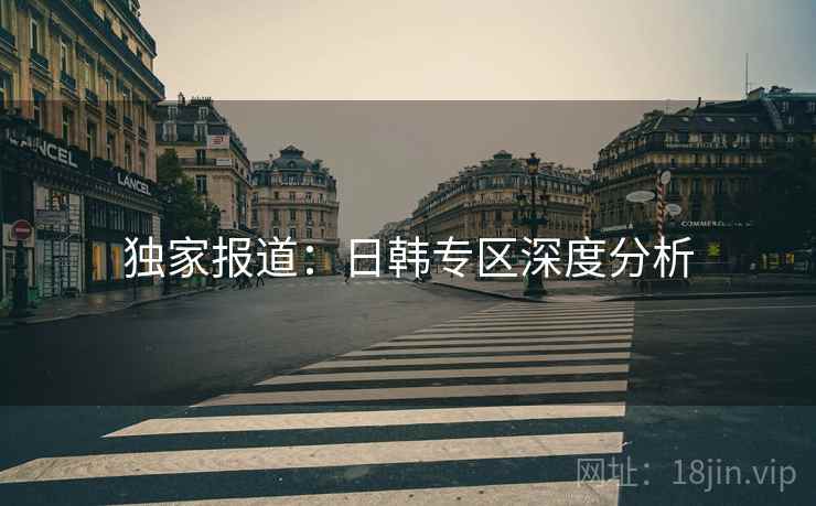 独家报道：日韩专区深度分析