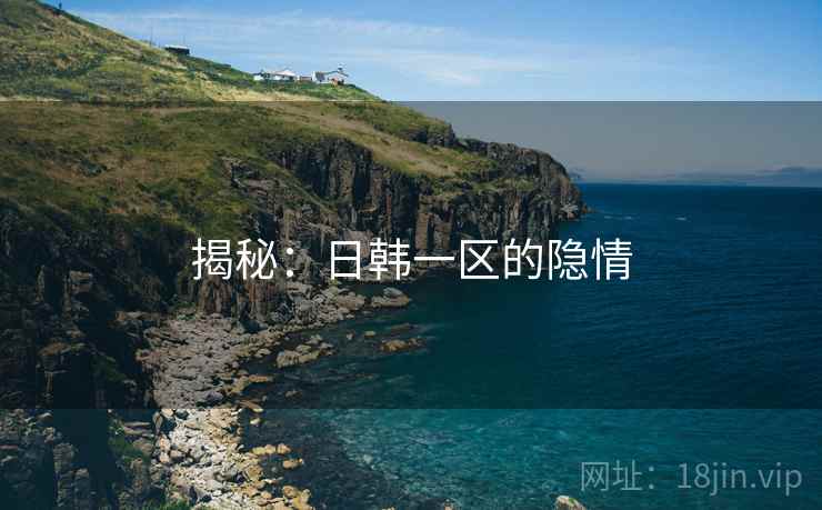 揭秘：日韩一区的隐情