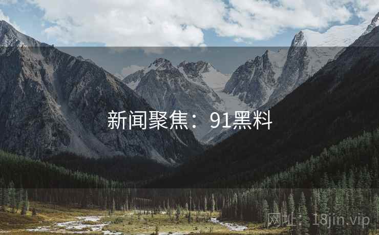 新闻聚焦：91黑料